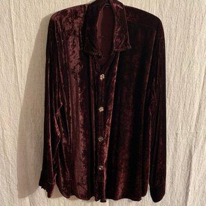Velvet blouse